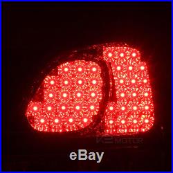 For 98-05 Lexus GS300 GS400 GS430 Red Clear LED Tail Rear Trunk Lamps Light Pair