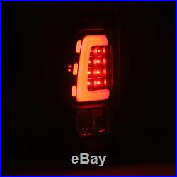 For 99-02 Chevy Silverado/99-06 GMC Sierra Black LED White Tube Tail Light Lamps