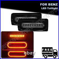 For 99-18 Mercedes W463 G500 G550 G63 AMG Sequential LED Tail Lights Brake Lamp