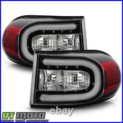 For Black 2007-2014 Toyota Fj Cruiser LED Bar Tail Lights Lamps 07-14 Left+Right