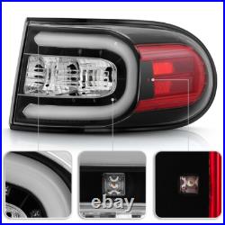 For Black 2007-2014 Toyota Fj Cruiser LED Bar Tail Lights Lamps 07-14 Left+Right