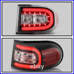 For Black 2007-2014 Toyota Fj Cruiser LED Bar Tail Lights Lamps 07-14 Left+Right