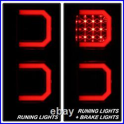For Black Smoke 2007-2013 Toyota Tundra LED Light Tube Tail Lights Brake Lamps