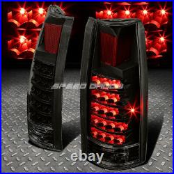 For C10 1500/2500/3500 Truck Black/smoke Led Bulb Tail Lights+3rd Brake Lamps