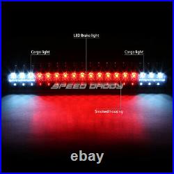 For C10 1500/2500/3500 Truck Black/smoke Led Bulb Tail Lights+3rd Brake Lamps