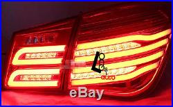 For Chevrolet Cruze 2009-2013 LED Tail Lights Rear Lamps Red Color -free ship