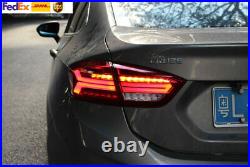 For Chevrolet Cruze Sedan Red LED Rear Lights Assembly LED Tail Lamps 2016-2018