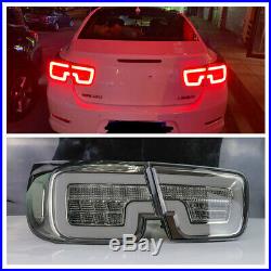 For Chevrolet Malibu LED Rear Lamp Assembly LED Tail Lights 2013-2015 Black AMA