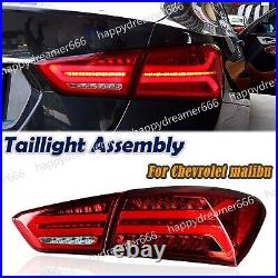 For Chevrolet Malibu LED Rear Lamps Assembly LED Tail Lights 2016-2019 2018 Red