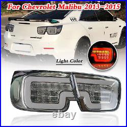 For Chevrolet malibu LED Rear Lamp Assembly LED Tail Lights 2013-15 Black Shell