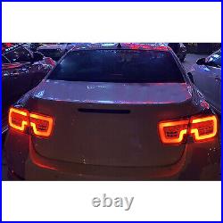 For Chevrolet malibu LED Rear Lamp Assembly LED Tail Lights 2013-15 Black Shell