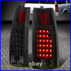 For Chevy/gmc C/k Silverado/cheyenne/sierra Black Smoke Led Tail Lights Lamps