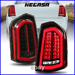 For Chrysler 300 Sedan 2011-2014 Black Full LED with Sequential Signal TailLight