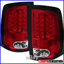 For Dodge 2009-2018 Ram 1500 2010-2018 Ram 2500/3500 Red LED Tail Brake Lights