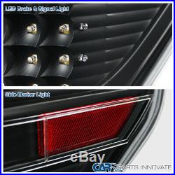 For Ford 09-14 F150 F-150 Pickup Black LED Rear Tail Lights Brake Lamps Pair
