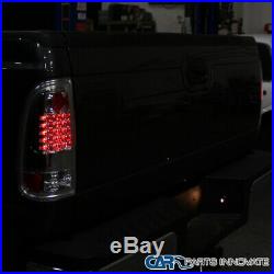 For Ford 97-03 F150 99-07 F250 F350 Smoke LED Tail Lights Tinted Brake Lamps