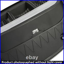 For Ford Ranger 2001-2011 Black Housing Clear Lens Tail Lights LED C Light Bar
