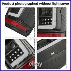 For Ford Ranger 2001-2011 Black Housing Smoke Lens Tail Lights LED C Light Bar