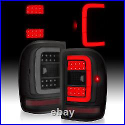 For Ford Ranger 2001-2011 Black Housing Smoke Lens Tail Lights LED C Light Bar