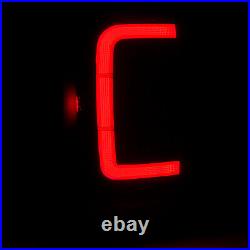 For Ford Ranger 2001-2011 Black Housing Smoke Lens Tail Lights LED C Light Bar