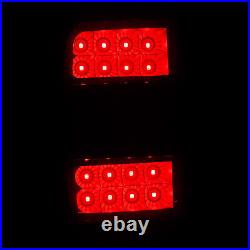 For Ford Ranger 2001-2011 Black Housing Smoke Lens Tail Lights LED C Light Bar