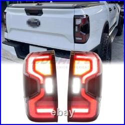 For Ford Ranger 2022+ LED Tail Light Assembly Brake Reverse Lamp With Turn Signal