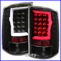 For GMC Sierra 1500 2007-2013 2500HD 3500HD 07-2014 Black LED Tail Lights Lamps