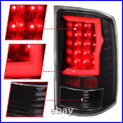 For GMC Sierra 1500 2007-2013 2500HD 3500HD 07-2014 Black LED Tail Lights Lamps
