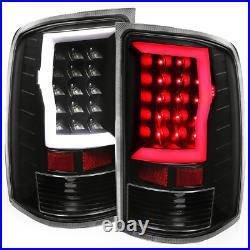 For GMC Sierra 1500 2007-2013 2500HD 3500HD 07-2014 Black LED Tail Lights Lamps