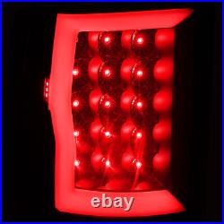 For GMC Sierra 1500 2007-2013 2500HD 3500HD 07-2014 Black LED Tail Lights Lamps