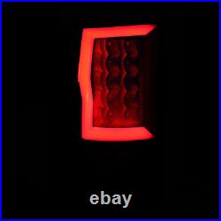 For GMC Sierra 1500 2007-2013 2500HD 3500HD 07-2014 Black LED Tail Lights Lamps