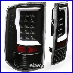 For GMC Sierra 1500 2007-2013 2500HD 3500HD 07-2014 Black LED Tail Lights Lamps