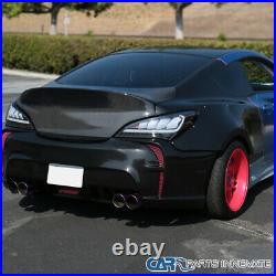 For Hyundai 10-16 Genesis Coupe Black LED Sequential Signal Tail Brake Lights