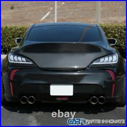 For Hyundai 10-16 Genesis Coupe Black LED Sequential Signal Tail Brake Lights