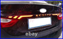 For Hyundai Sonata 2011-2014 black LED Tailgate Light Brake Turn Signal Light