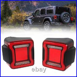 For Jeep Wrangler JK 2007-2018LED Tail Lights Running Reverse Brake Lamps