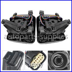 For Jeep Wrangler JL 2018-24 Red LED Tail Lights withBlind Spot Plug & Bracket L+R