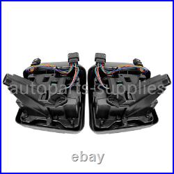 For Jeep Wrangler JL 2018-24 Red LED Tail Lights withBlind Spot Plug & Bracket L+R
