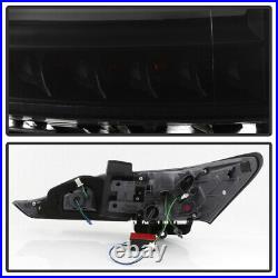 For Lexus 11-14 CT200h Black Smoke LED Tube Inner & Outer Tail Lights 4pcs Set