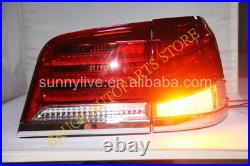 For Lexus LX570 2012-2015 4PCS n Red & White LED Tail Lights Brake Rear Lamp Kit