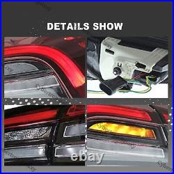 For Maserati Ghibli 2014-2022 Pair LED Rear Taillights Brake Light Reverse Light