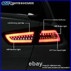 For Mitsubishi 08-17 Lancer EVO X Pearl Black LED Tail Lights Brake Lamps Pair