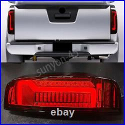For Nissan Frontier 2005-2020 Smoke LED Rear Brake Tail Lights Lamps Pair L+R