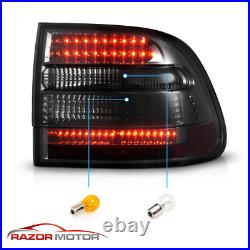 For Porsche Cayenne 2003-2006 Smoke LED Brake Tail Lights, SUV Rear Lamps Set