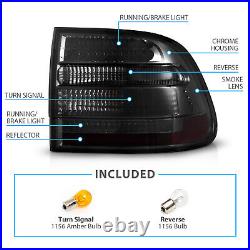For Porsche Cayenne 2003-2006 Smoke LED Brake Tail Lights, SUV Rear Lamps Set