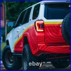 For Toyota 4Runner 2010-2022 Animation Sequential LED Tail Lights Rear Lamps