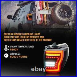 For Toyota 4Runner 2010-2022 Animation Sequential LED Tail Lights Rear Lamps