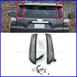 For Toyota 4Runner 2010-2022 LED Smoked Trunk Tail lights Rear Pillar Brake Lamp