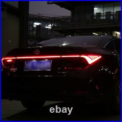 For Toyota Avalon 2019-2021 All LED Tail Lights Assembly Black Color Rear Lamps