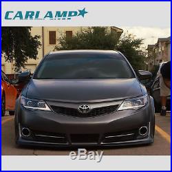 For Toyota Camry 2012-2014 LED DRL Headlights & Smoked Black Tail Lights